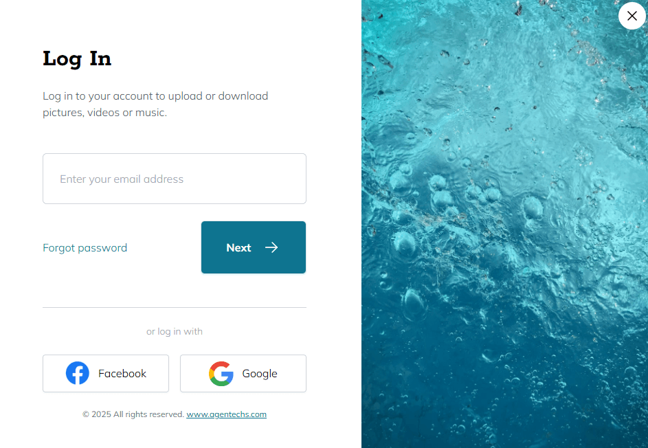 Modern Login Modal